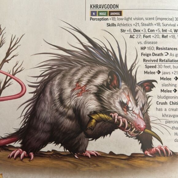 Pathfinder Bestiary 3 Hardcover Book - Picture 8 of 9